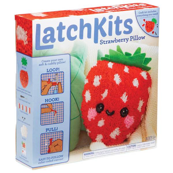 LatchKit Strawberry Pillow - 24408 | Blain's Farm & Fleet