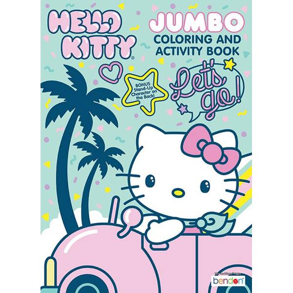 Bendon Publishing Hello Kitty Jumbo Coloring Activity Book - 49147 ...