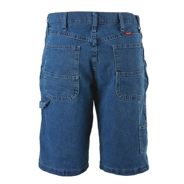 デニム・ジーパン RONRON HEART POCKET CARPENTER SHORT DENIM PANTS 5BKK036 Denim Carpenter Short in Stone Black – 6397