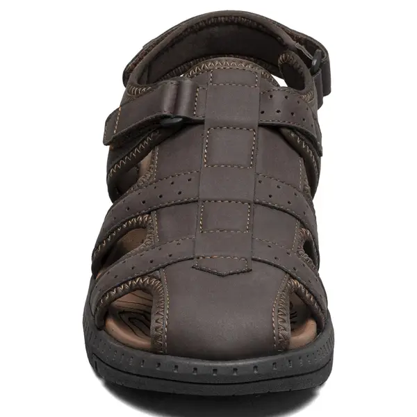 【SEDONA SANDAL】LAGUNA BLACK 10(28.0cm) Laguna Closed Toe Fisherman Sandal Men's Casual Shoes | Nunnbush.com