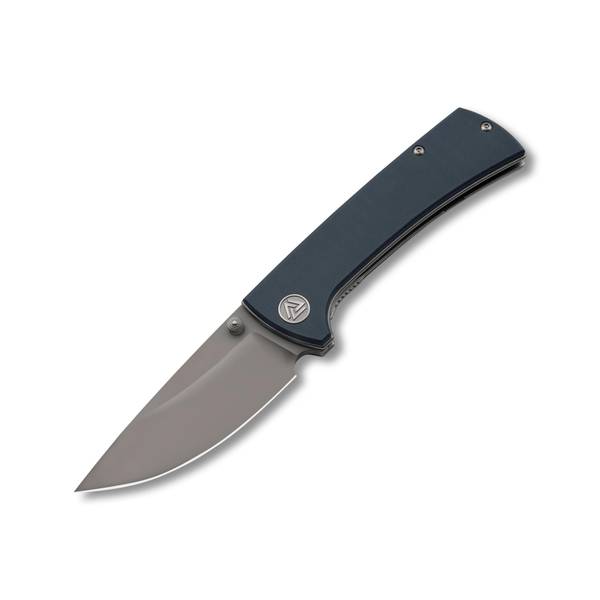 Photo of RCK9 Blue Plain Edge Folding Knife
