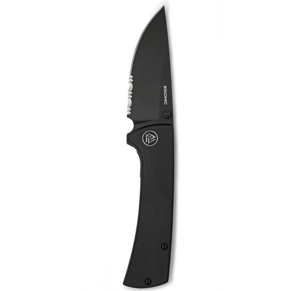 Photo of RCK9 Knife Night Black Serrated Edge