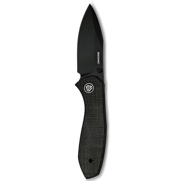 Photo of 2.74" Kasador Night Black Plain Edge Knife