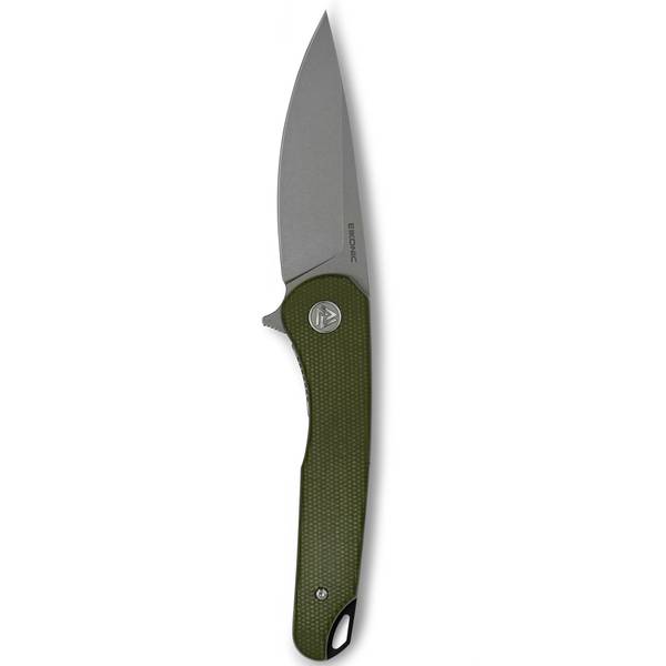 Photo of 3.25" Dromas Olive Canvas Satin Edge Knife