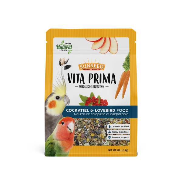 Photo of 3 lb Vita Prima Cockatiel & Lovebird Food