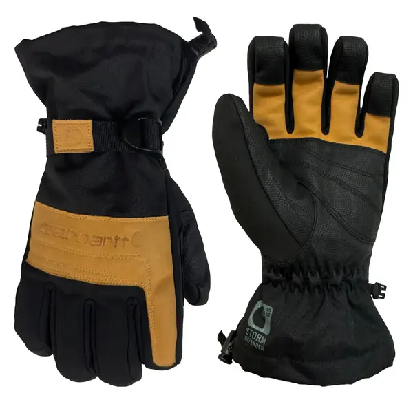 Carhartt Men's Cold Snap Gauntlet Gloves - A505-BLKBLY-M | Blain's