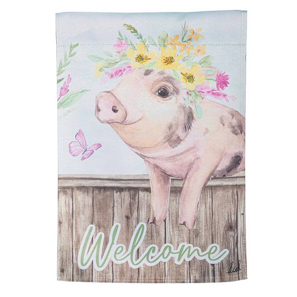 Photo of Home Spun Friends Suede Garden Flag