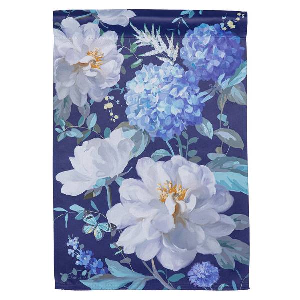 Photo of Morning Blooms Suede Garden Flag