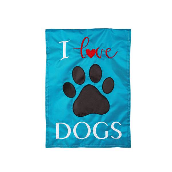 Photo of I Love Dogs Garden Flag