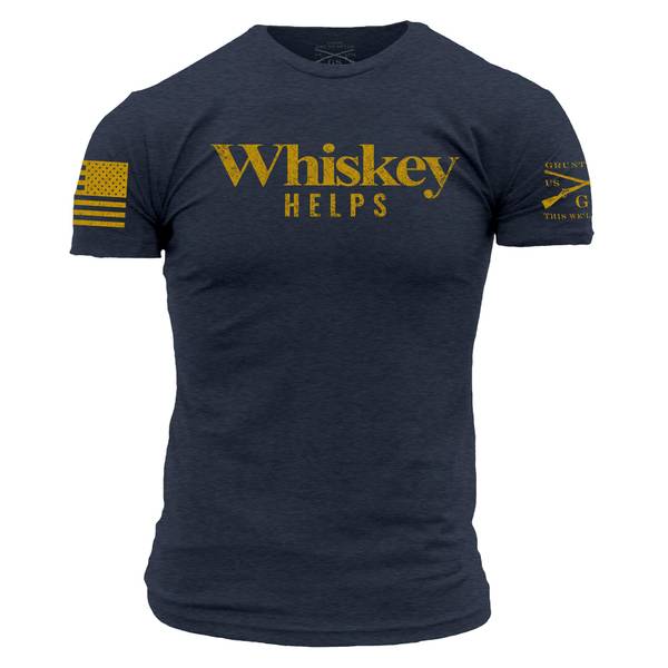 Photo of Men's "Whiskey Helps" Short Sleeve T-Shirt