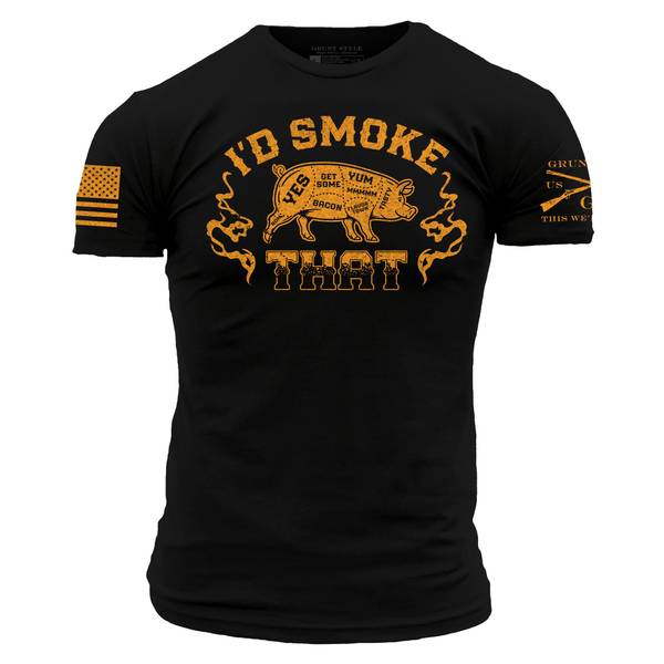 Photo of Men's I'd Smoke That Short Sleeve T Shirt
