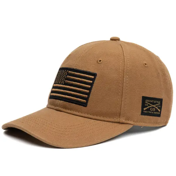 Grunt Style American Flag Hat GS5033-OS Blain's Farm Fleet