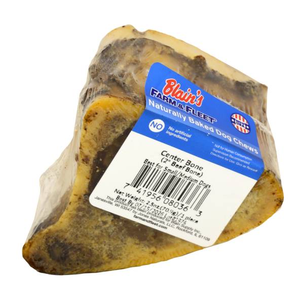 Photo of Natural Center Beef Bone Dog Chew 2", All-Natural USA Bones