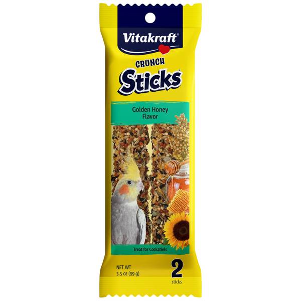 Photo of 3.5 oz Crunch Sticks Golden Honey Cockatiel Treat