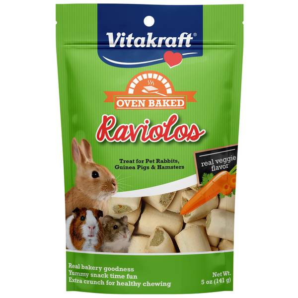 Photo of 5 oz Raviolos Crunchy Small Animal Treats with Real Vegetables