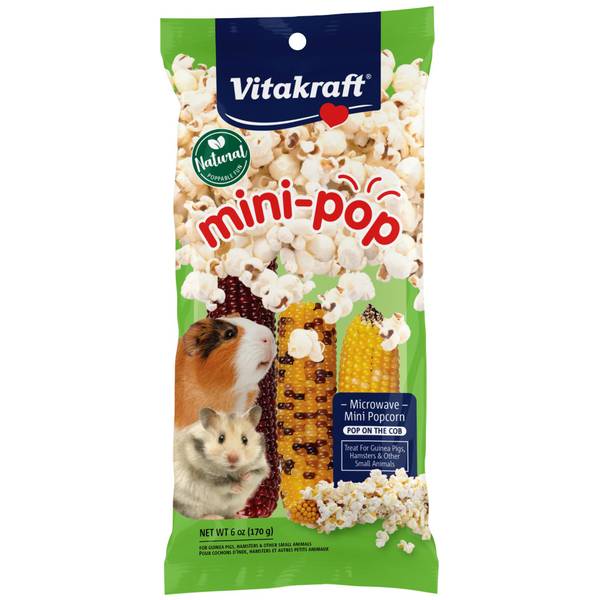 Photo of 6 oz Mini Pops 100% Real Corn Cob Small Animal Treat