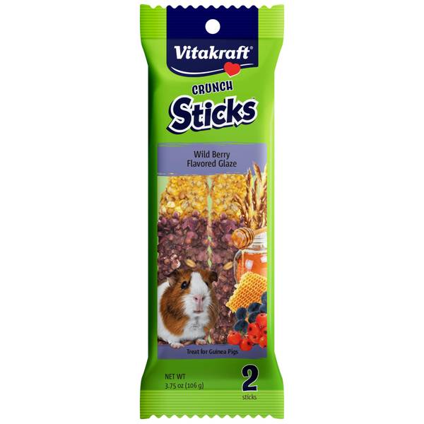 Photo of 3.75 oz Crunch Sticks Wild Berry and Honey Guinea Pig Chewable Treats