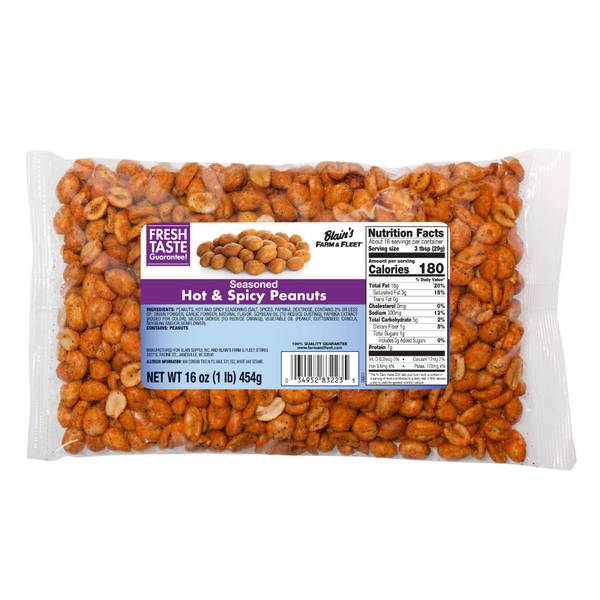 Photo of 16 oz Hot 'N Spicy Peanuts