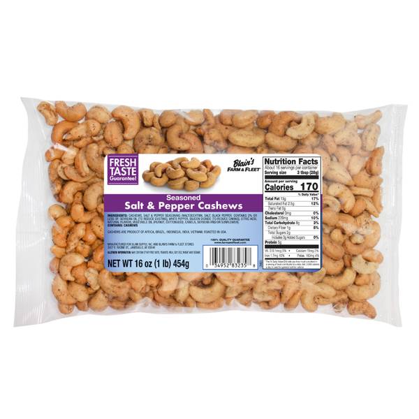 Photo of 16 oz Salt 'N Pepper Cashews