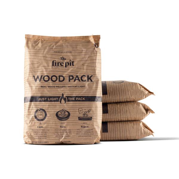 Photo of 4-Pack 30-Minute Fire Pit Wood Packs