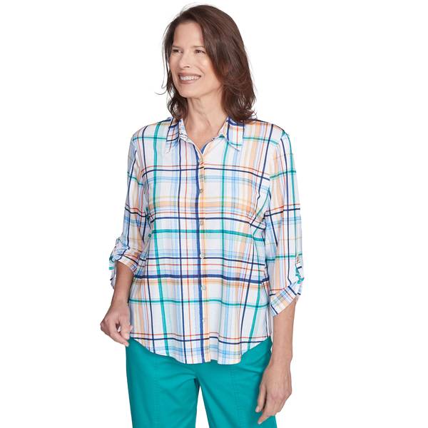 Photo of Women's Plaid Knit Shirt