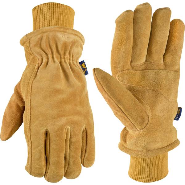 Wells Lamont Men's HydraHyde Leather Work Gloves - Durable, Comfortable Size M, L, Or XL (One Pair, New) 4 thumbnail image