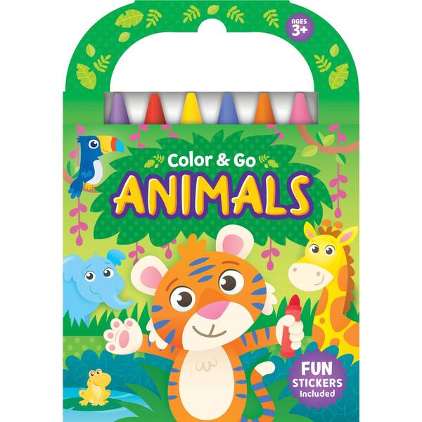 KidsBooks Publishing Color and Go Animals