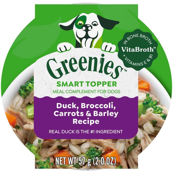 Photo of Smart Topper Duck, Broccoli, Carrots, Barley Recipe, 2 oz High-Protein Wet Mix-In