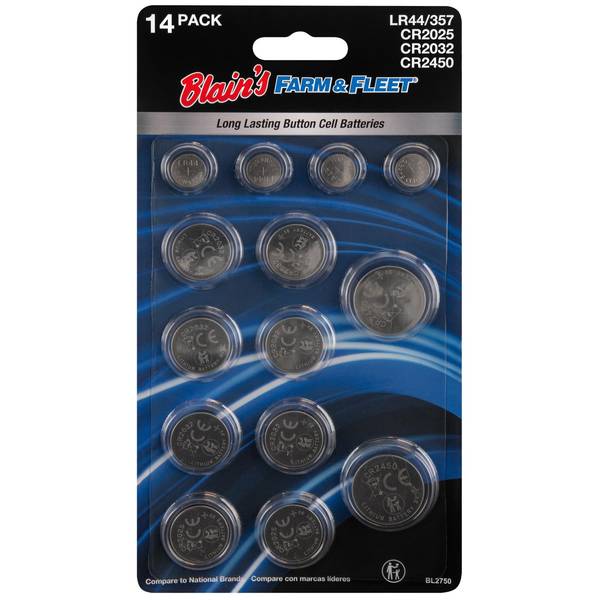 Photo of 14-Piece Button Cell Battery Assortment