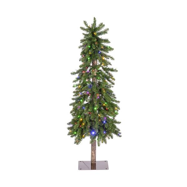 Photo of Stunning 5' Prelit Alpine Tree with Dual Color LED Lights