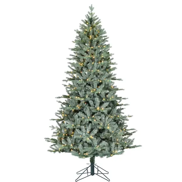 Gerson 7.5 ft. Pre Lit Warm White LED Blue Spruce Tree - 7003