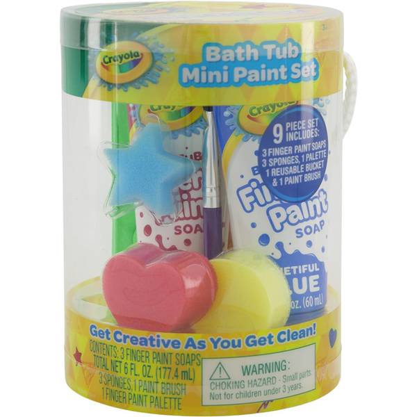 Crayola Bath Tub Mini Paint Set 42CS340HBAZA Blain's Farm Fleet