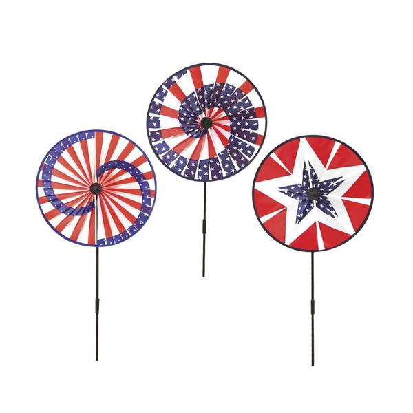 Photo of 39.5" Polyester Patriotic Americana Spinners