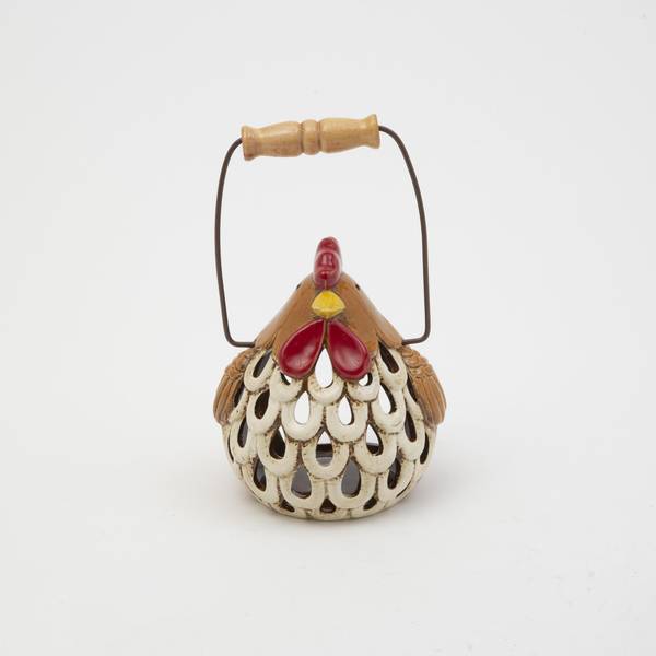 Photo of 6.5" Stoneware Chicken Luminary
