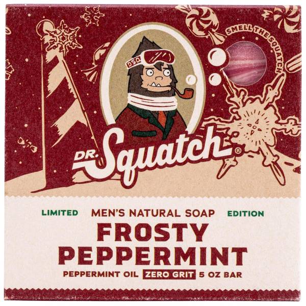 Dr. Squatch 5oz Frosty Peppermint Bar Soap