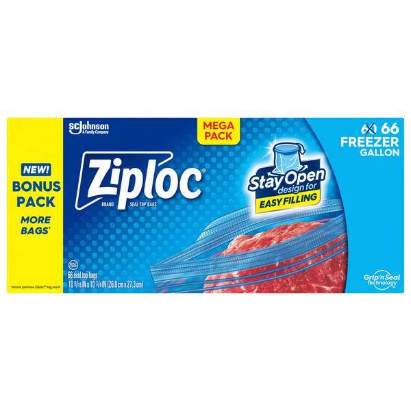 Photo of 66-Count Gallon Freezer Bag Mega Pack