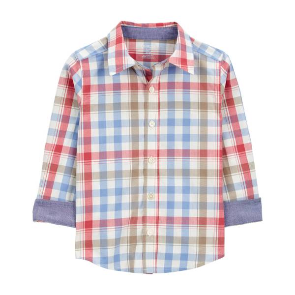 Oshkosh TB Plaid Woven LS Shirt Multi - 2R980010-2T