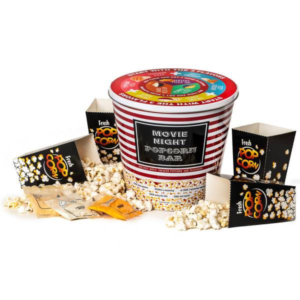 Wabash Valley Farms The Ultimate Movie Night Popcorn Bar Gift Set