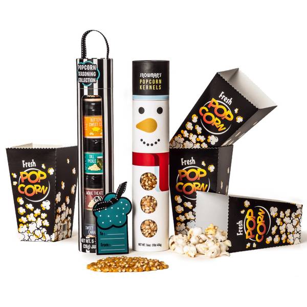 Wabash Valley Farms Seasoned Snowman Popcorn Set - 38237 | Blain's