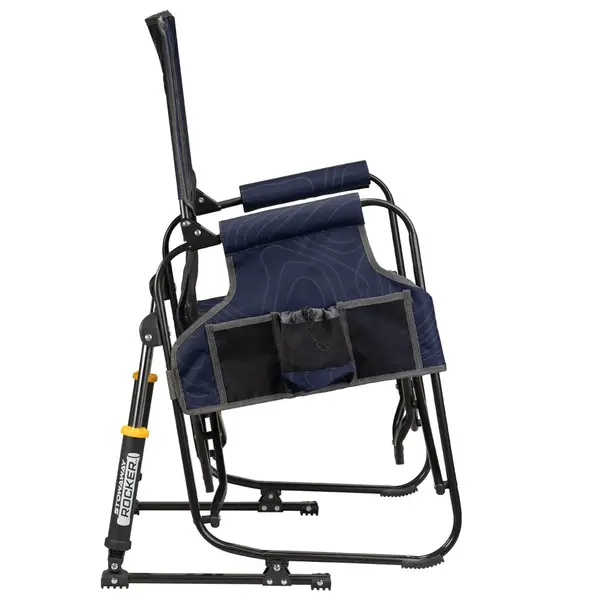 GCI Outdoor Navy Stowaway Rocker 378273 Blain's Farm Fleet