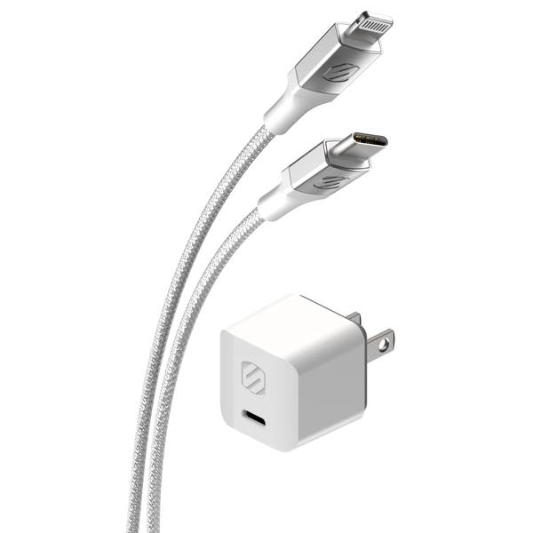 Photo of PowerVolt PD30 & StrikeLine Premium Bundle USB-C Power Delivery Mini Home Charger and 8Ft. Braide