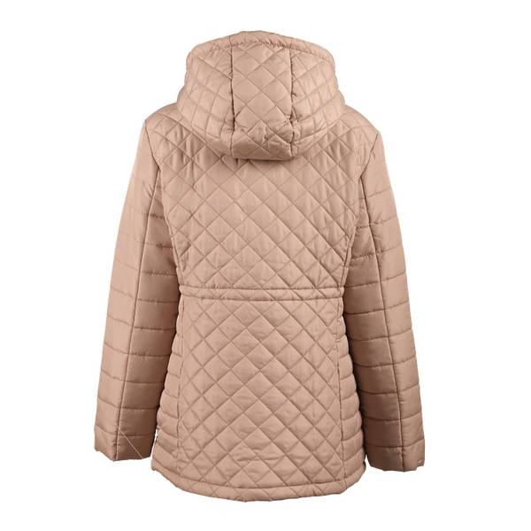 Weather Club Women's Quilted Fur Lined Coat - 174FJ036-Black