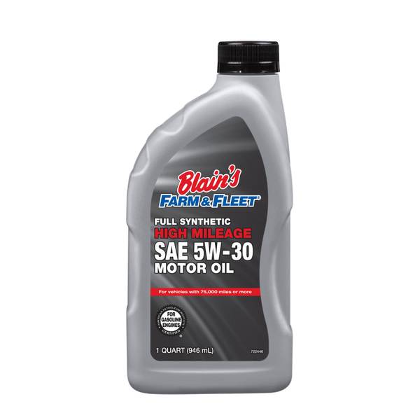 Photo of 1 Quart High Mileage 5W-30 Full Synthetic Motor Oil