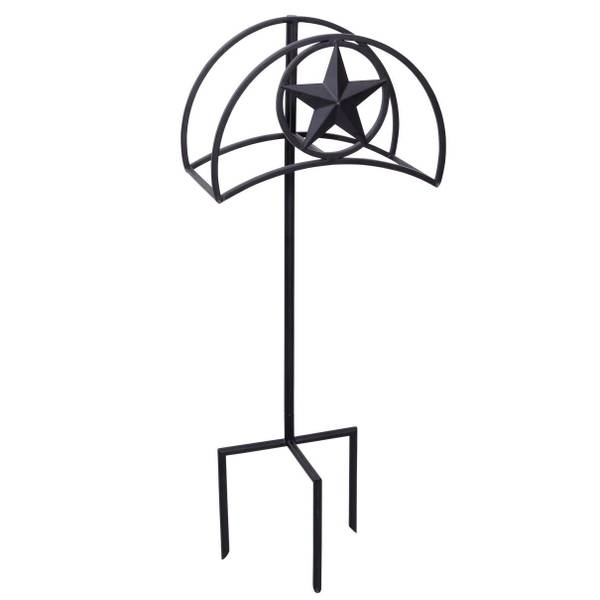 Photo of Matte Black Star Hose Stand