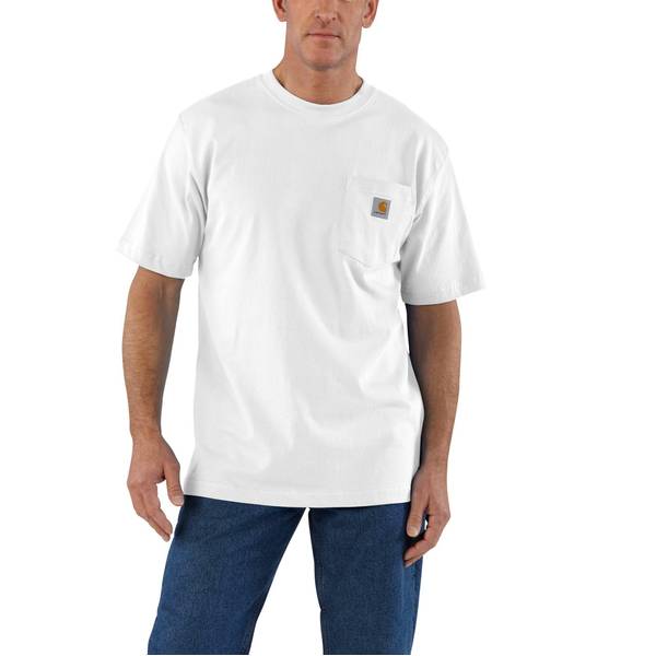 Carhartt Men's K87 Loose Fit Heavyweight Short-Sleeve Pocket T-Shirt ...