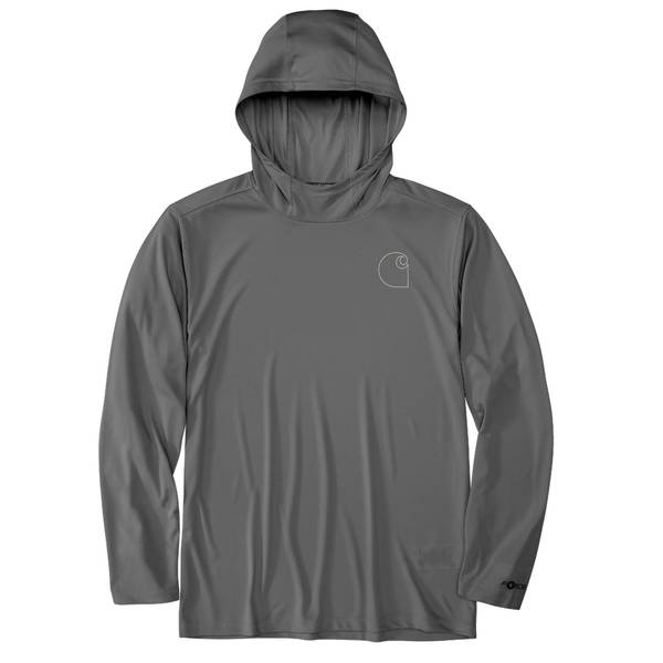 Photo of Men's Force Sun Defender Lightweight Long-Sleeve Hooded Logo Graphic T-Shirt