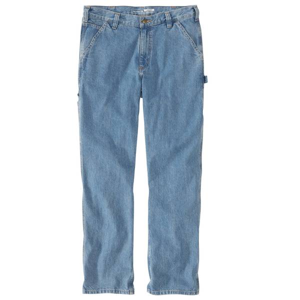 Photo of Men's Loose Straight Denim Dungarees