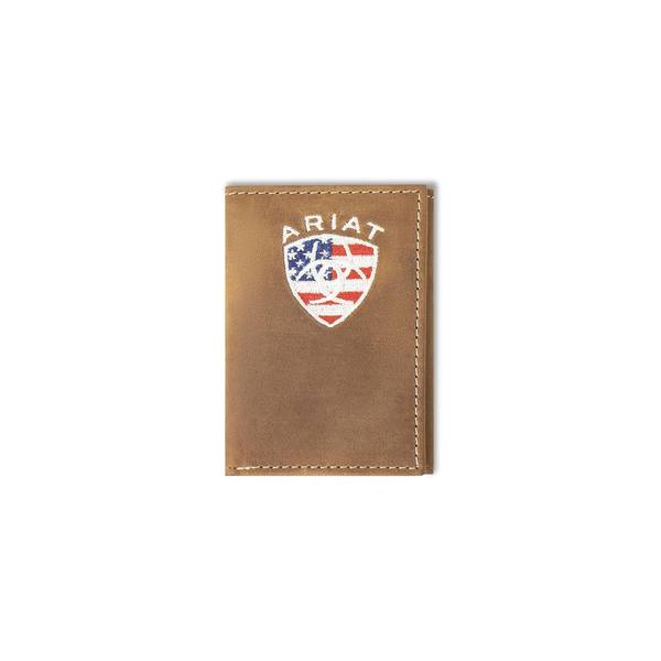 Photo of Trifold Wallet with RWB Flag Logo