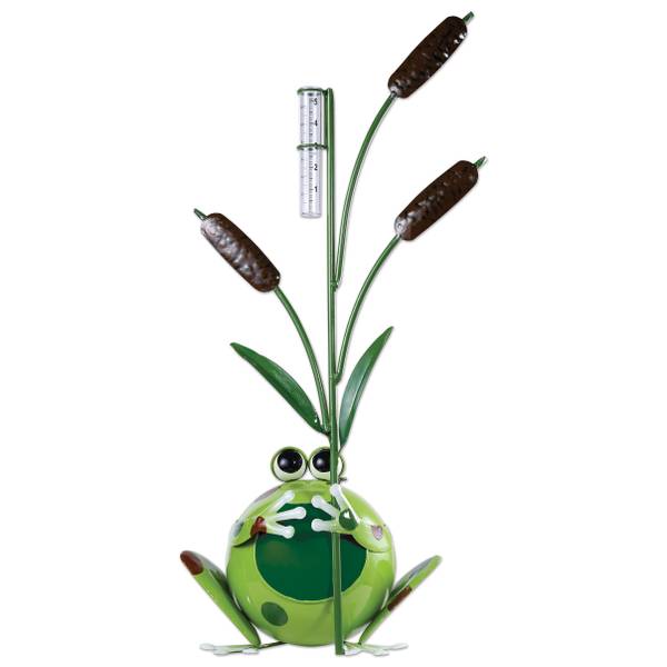 Photo of Large Happy Frog Rain Gauge