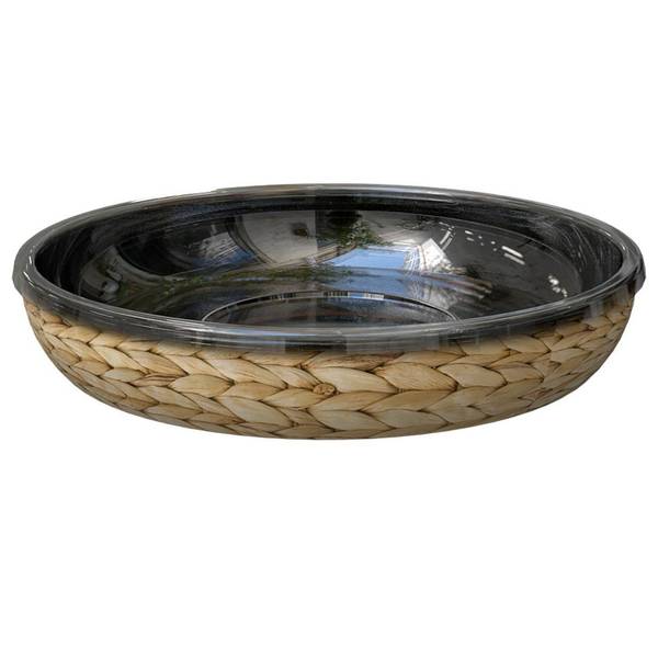 Photo of 10" Natural Water Hyacinth Plant Saucer